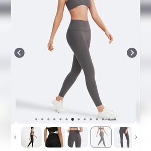 Pure Woven non-toxic athletic leggings sz. xs grey